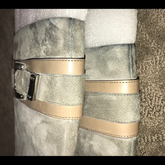 COLE HAAN Nicole Air Tall Boot Gray Suede Size 8 - Picture 6 of 8